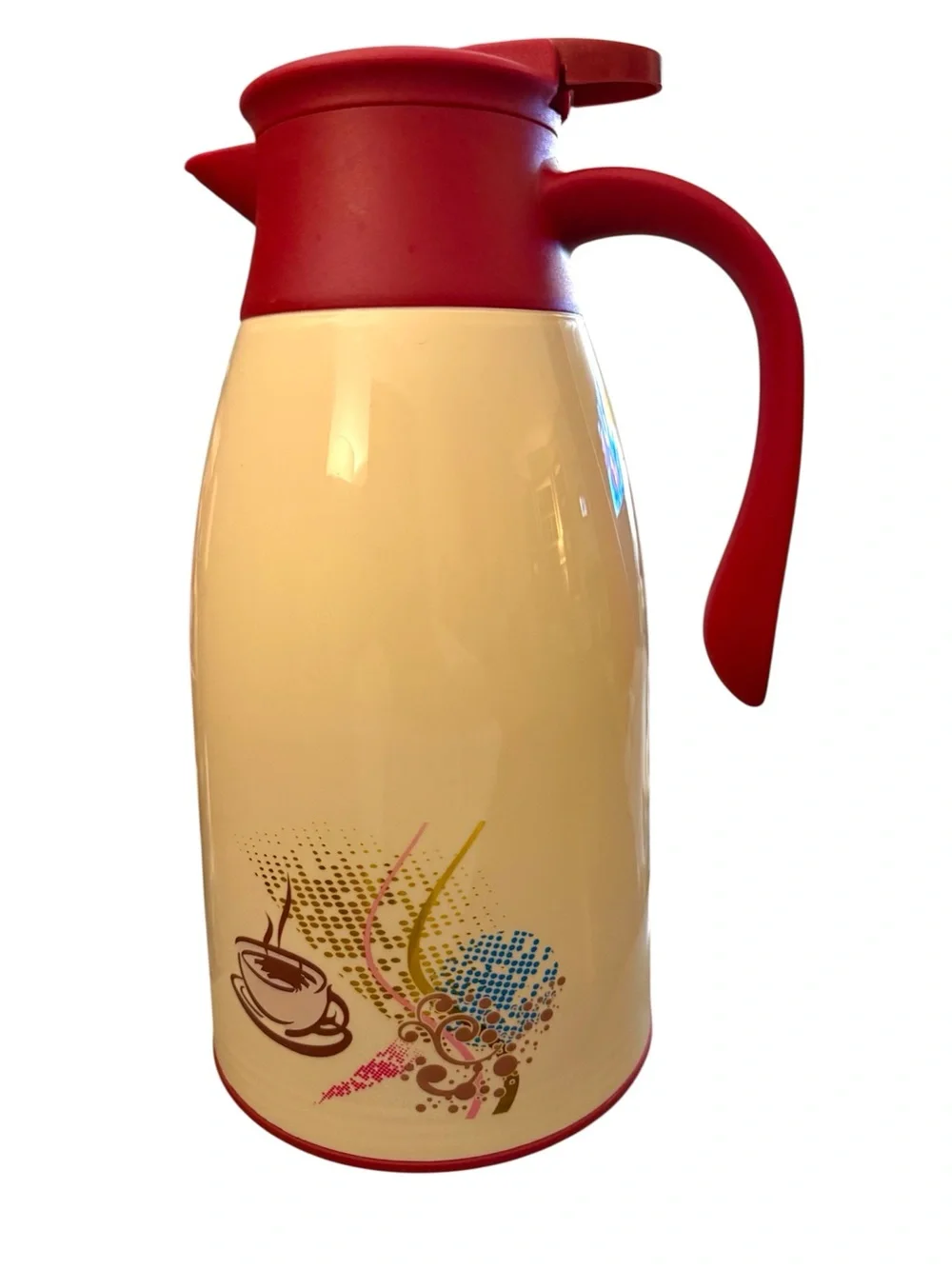AceChef Glass Lined Thermal Carafe 45 Oz Retro  Coffee Kitchen NIB Farmhouse